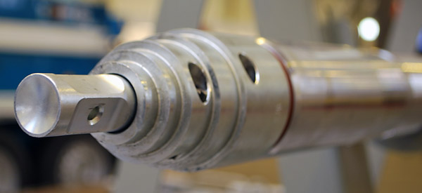La grundomat 55 P es utilizada para la perforación y posteror instalación de fibra óptica